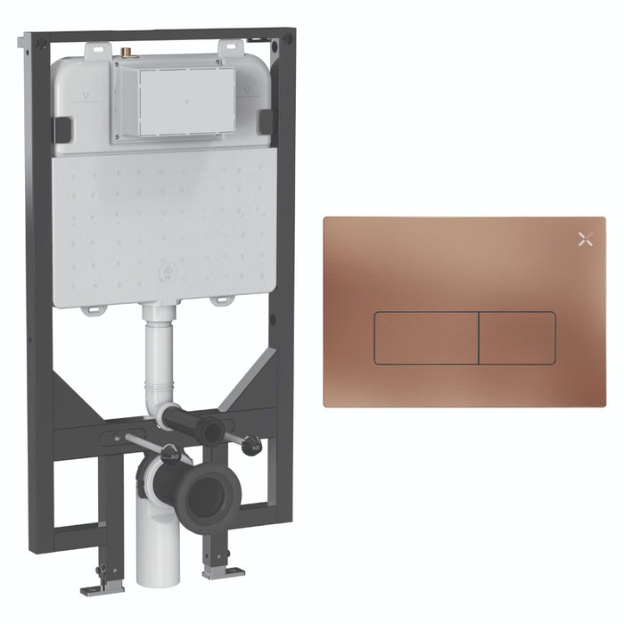 Crosswater MPRO Ultra Slim 1140mm Concealed Cistern Toilet Frame Set 5