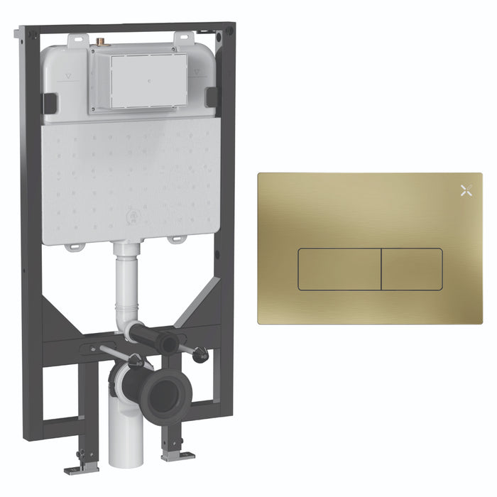 Crosswater MPRO Ultra Slim 1140mm Concealed Cistern Toilet Frame Set 5