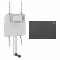 Crosswater MPRO Stainless Steel Tall 530mm Concealed Cistern Set 2