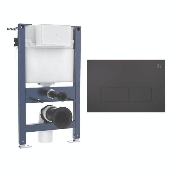 Crosswater MPRO Stainless Steel 820mm Concealed Cistern Toilet Frame Set 1