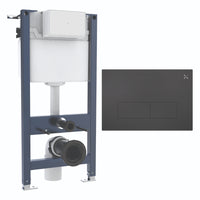 Crosswater MPRO Stainless Steel 980mm Concealed Cistern Toilet Frame Set 2