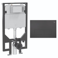 Crosswater MPRO Stainless Steel Ultra Slim 1140mm Concealed Cistern Toilet Frame Set 5
