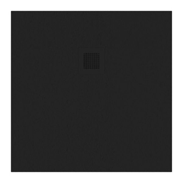 Sonas Slate Antislip Square Shower Tray With Waste