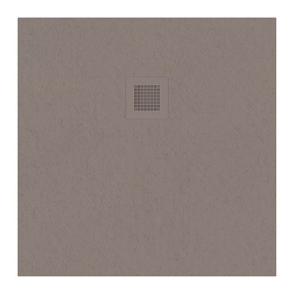 Sonas Slate Antislip Square Shower Tray With Waste