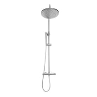 Scudo Core Round Thermostatic Exposed Rigid Riser Shower Kit