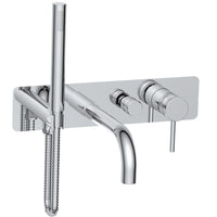 Scudo Core Wall Mounted Bath Shower Mixer Tap & Handset
