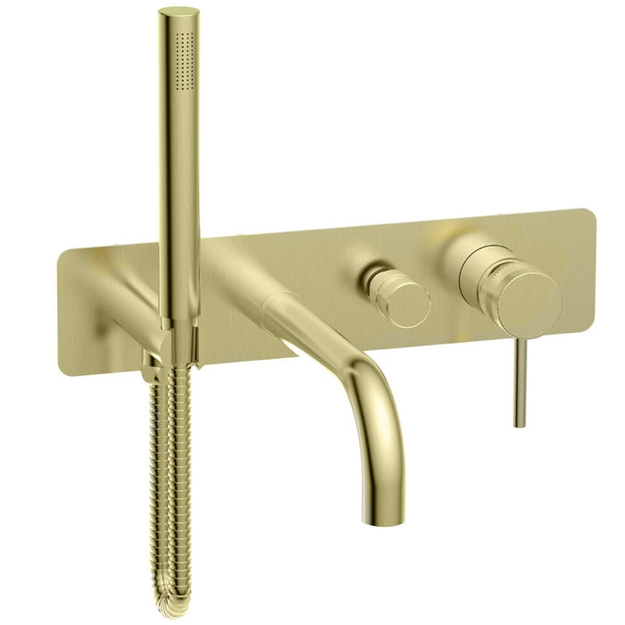 Scudo Core Wall Mounted Bath Shower Mixer Tap & Handset