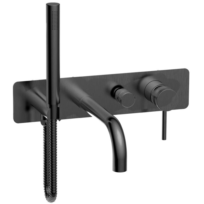 Scudo Core Wall Mounted Bath Shower Mixer Tap & Handset