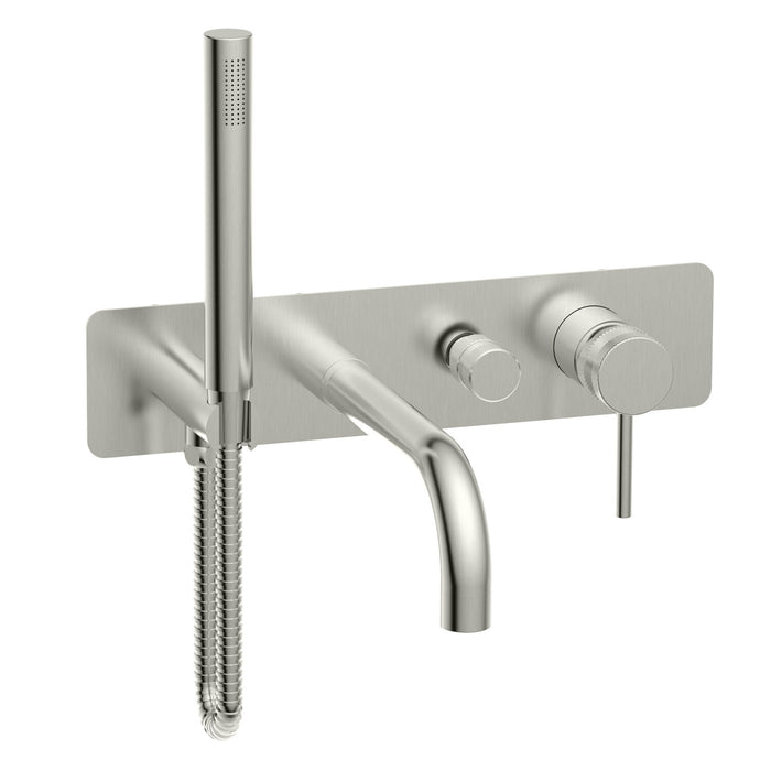 Scudo Core Wall Mounted Bath Shower Mixer Tap & Handset