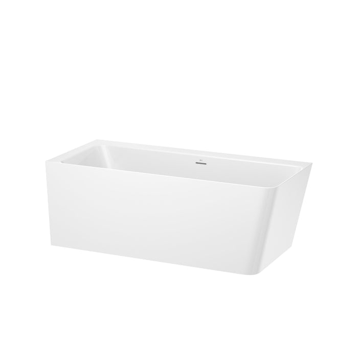 Roca Ona Stonex Corner Bath with Panels & Click Clack Waste & Trap - 1600mm x 700mm