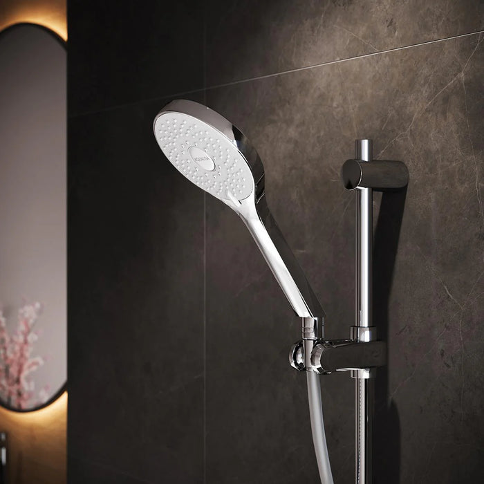 Aqualisa Optic Q Smart Digital Shower Concealed with Adjustable & Ceiling Fixed Head - High Pressure/Combi