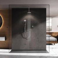 Aqualisa Optic Q Smart Digital Shower Concealed with Adjustable & Ceiling Fixed Head - Gravity Pumped