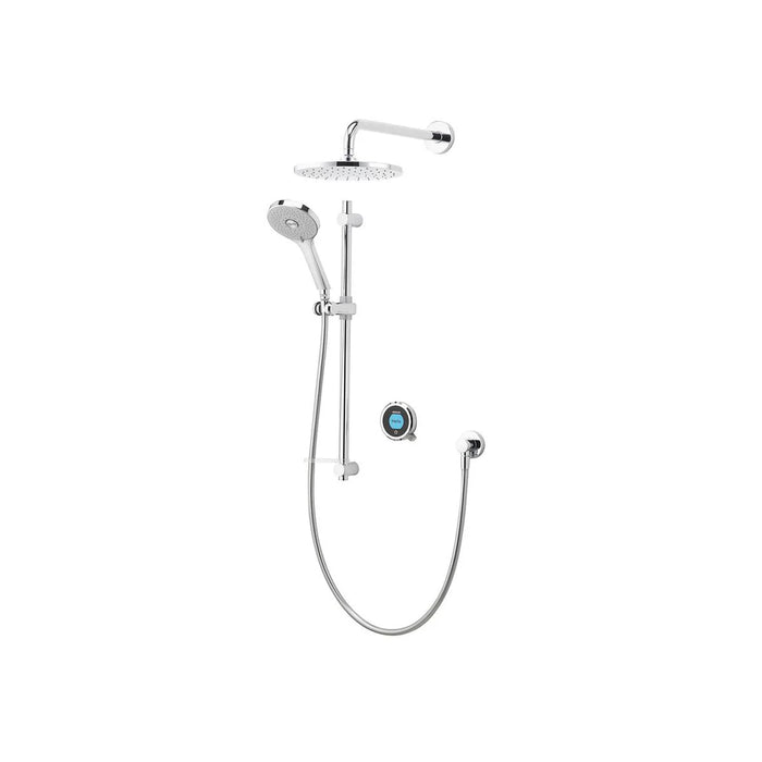 Aqualisa Optic Q Smart Digital Shower Concealed with Adjustable & Wall Fixed Head - Gravity Pumped