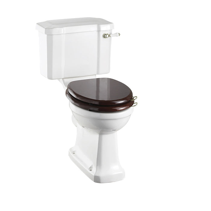 Burlington Standard Rimless Close Coupled Toilet with Lever Cistern