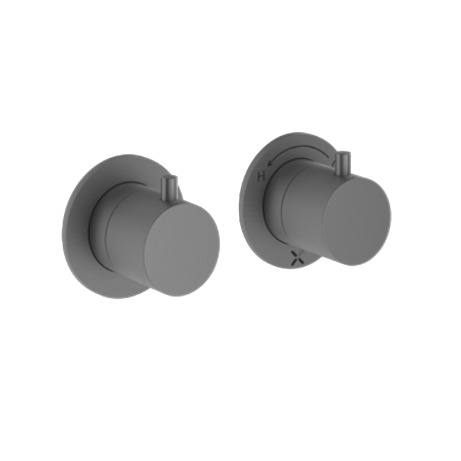 Crosswater MPRO Module 3 Outlet 2 Handle Shower Valve With Trim set