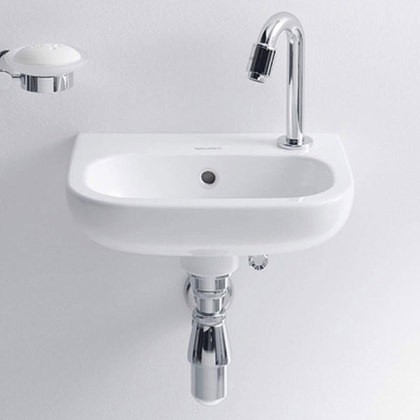 Duravit D-Code Wall Hung Basin, 360mm, No Tap Hole