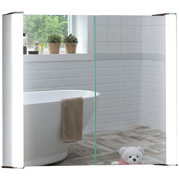Quasar LED Illuminated Mirror Cabinet