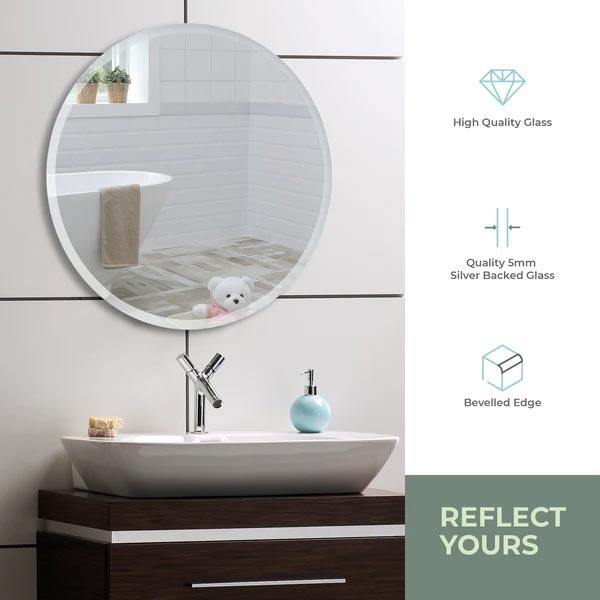 Rachel Round Non-Illuminated Mirror