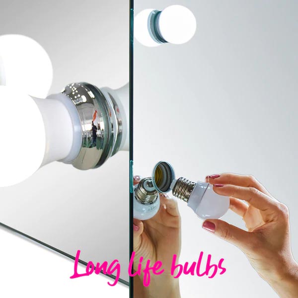 Sunset Bluetooth Hollywood Illuminated Mirror - 650mm x 500mm