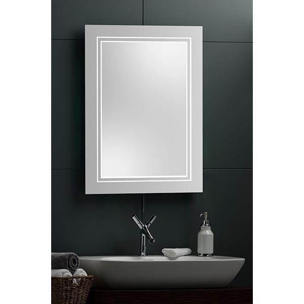 Gemini LED Illuminated Mirror - 700mm x 500mm