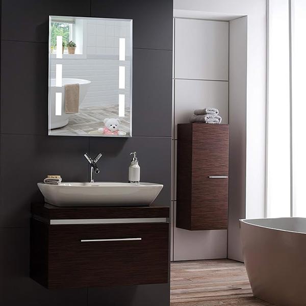 Atlas LED Illuminated Mirror - 800mm x 600mm