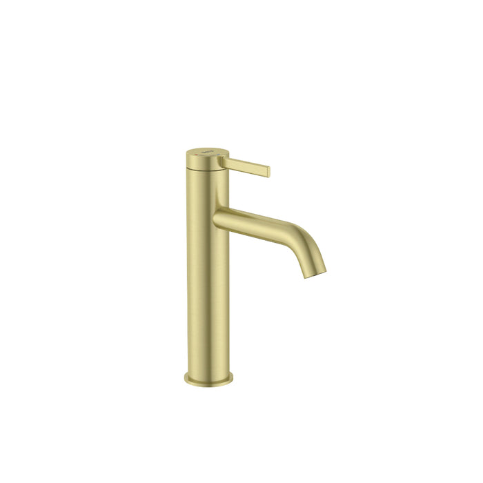 Roca Ona Medium Height Basin Mixer Tap with Click Clack Waste