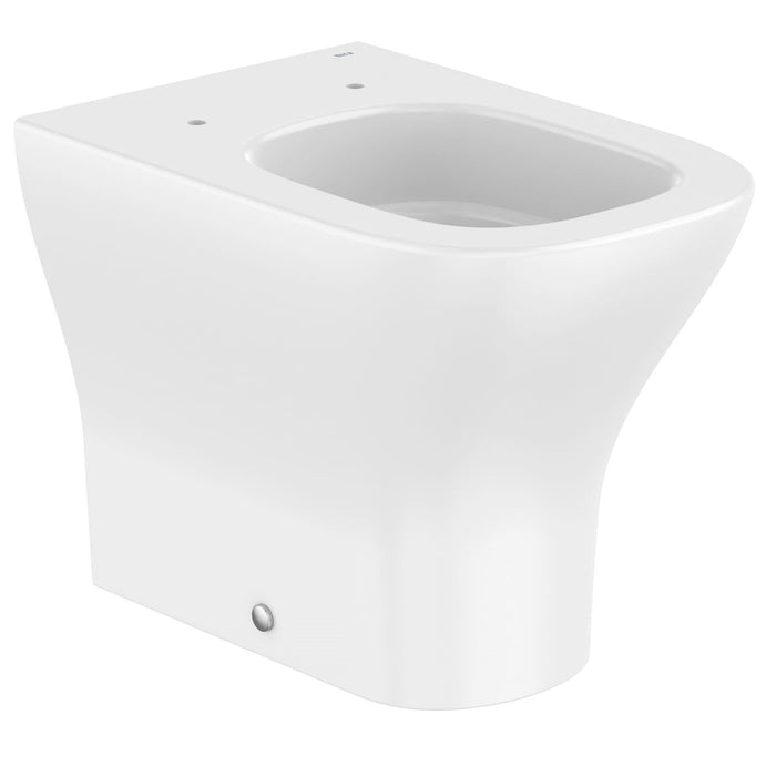 Roca Optica Vortex Rimless Back To Wall Toilet with Soft Close Seat
