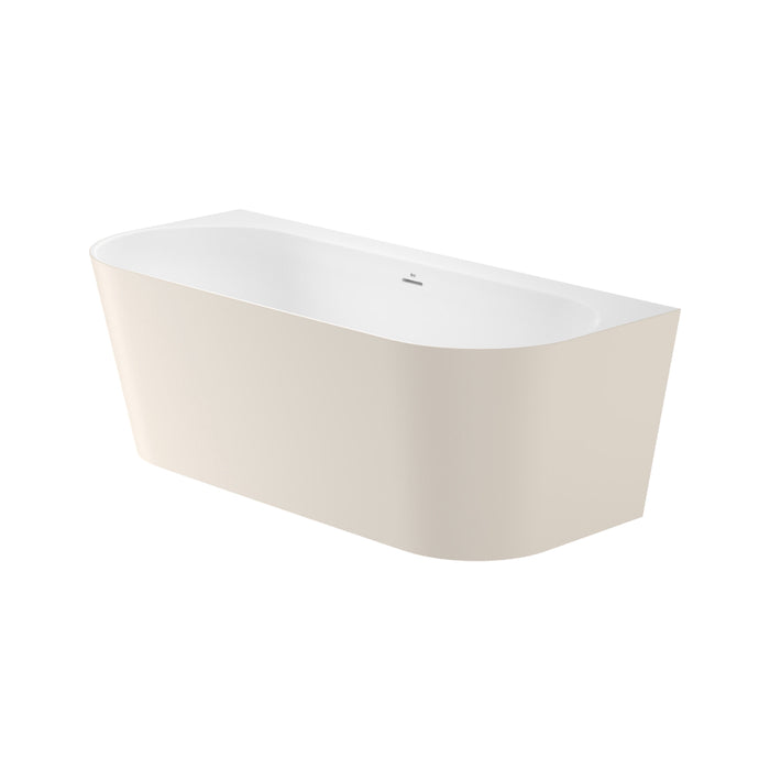 Roca Raina Stonex Double Ended Back To Wall Freestanding Bath - 1700mm x 750mm