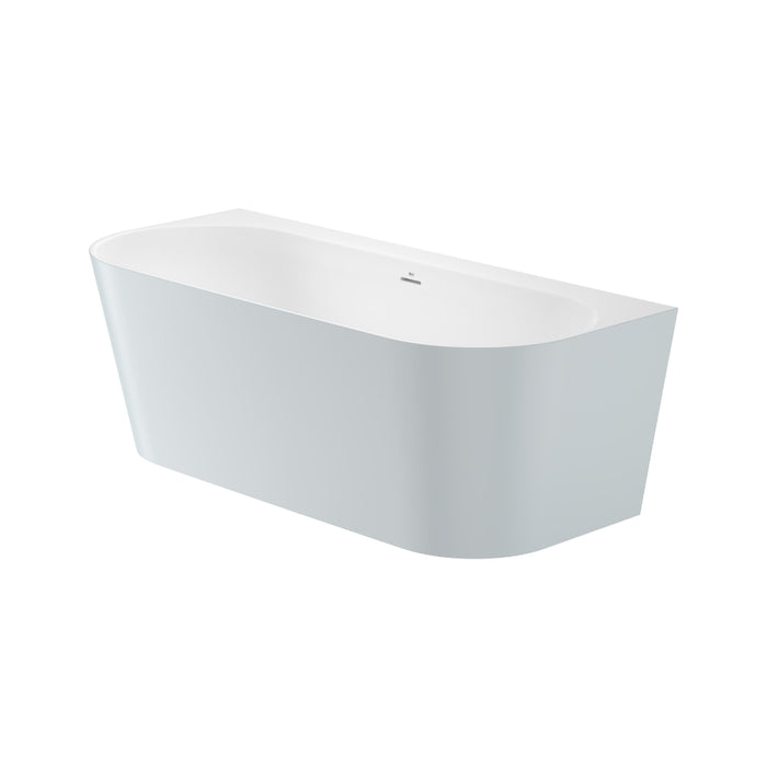 Roca Raina Stonex Double Ended Back To Wall Freestanding Bath - 1700mm x 750mm