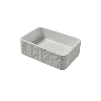 Scudo Rok Rectangular Countertop Basin 400mm with Waste