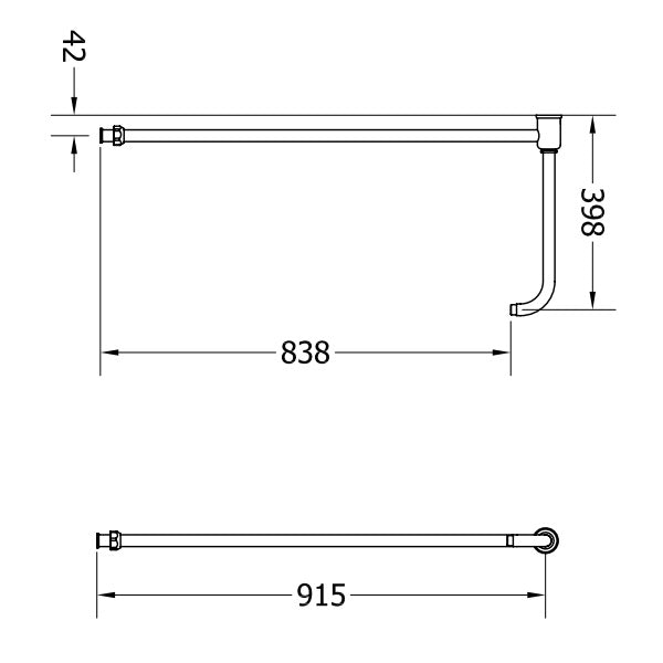 Crosswater Belgravia 1 Outlet Exposed Shower Valve With Kit