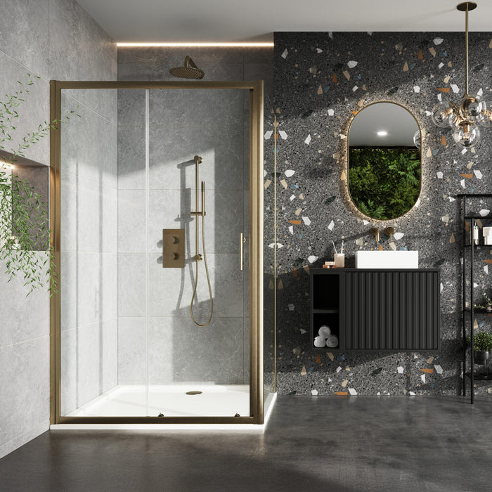 Scudo Korra 6mm Sliding Shower Door with Side Panel