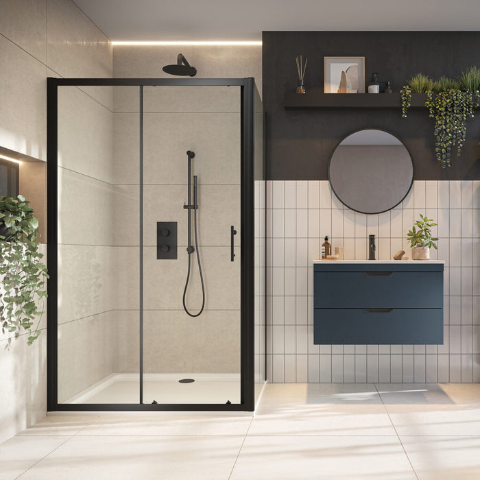 Scudo Korra 6mm Sliding Shower Door with Side Panel