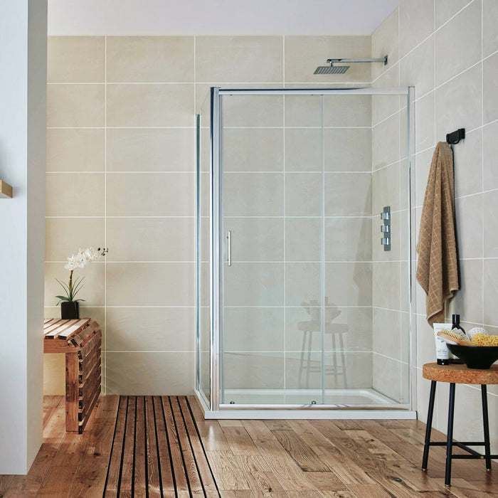 Scudo Korra 6mm Sliding Shower Door with Side Panel