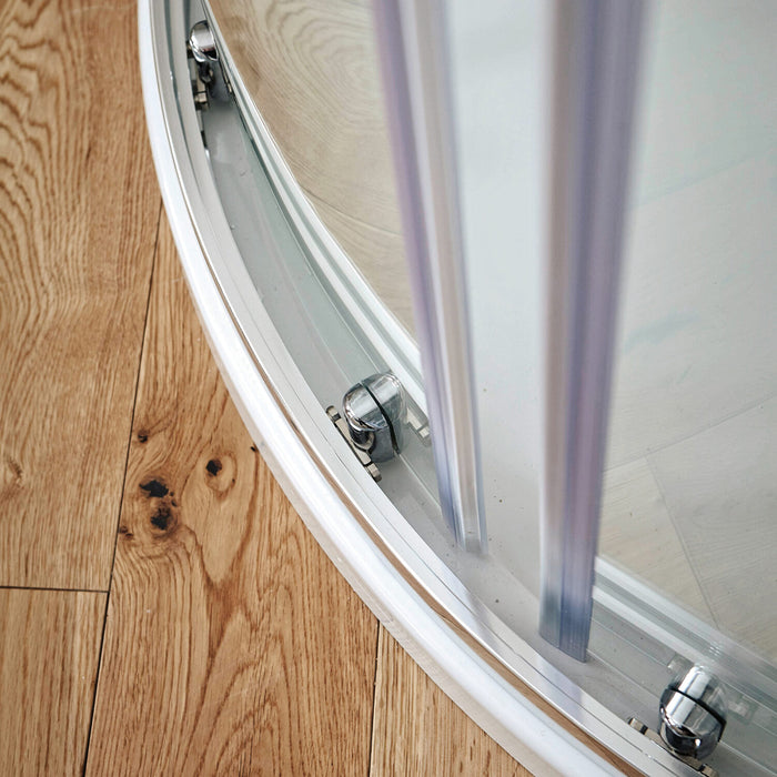 Scudo Korra 6mm Single Door Quadrant Shower Enclosure - Chrome
