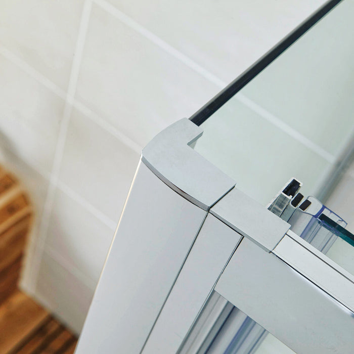 Scudo Korra 6mm Pivot Shower Door with Side Panel