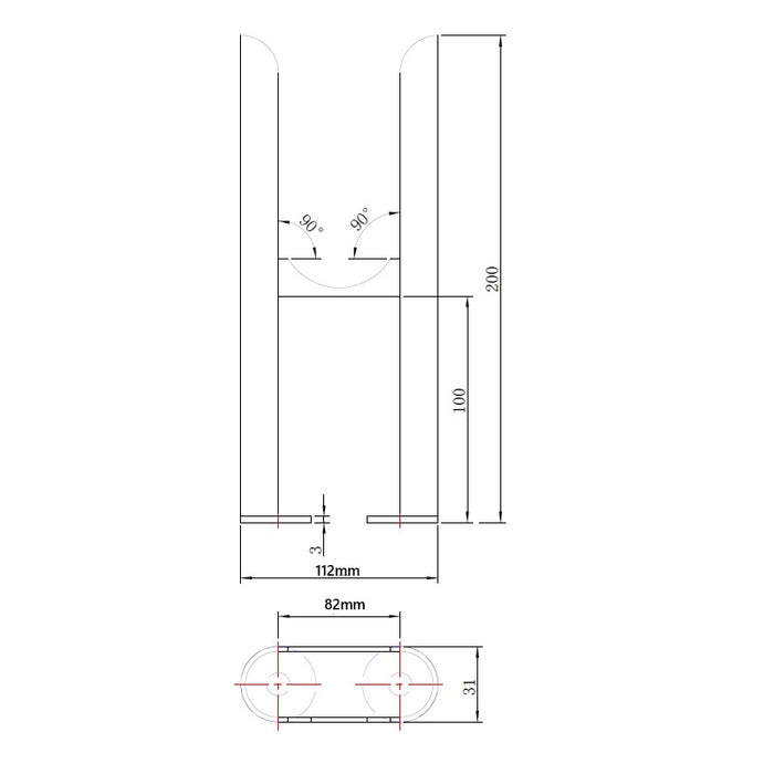 Scudo Column Radiator 3 Column Insertable Feet (Pair)