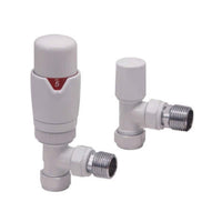 Scudo Angled Designer TRV Radiator Valves (Pair)