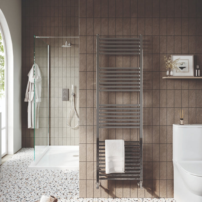 Scudo Simona Designer Heated Towel Rail - Chrome