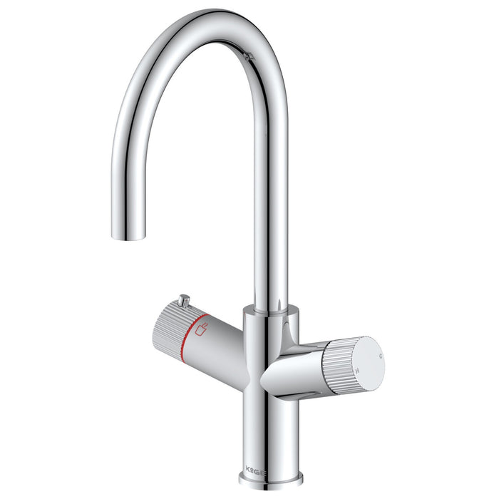 Scudo Koge 3 in 1 Boiling Water Kitchen Tap U Spout with Tank & Filtration Kit
