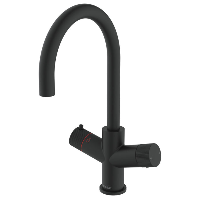Scudo Koge 3 in 1 Boiling Water Kitchen Tap U Spout with Tank & Filtration Kit