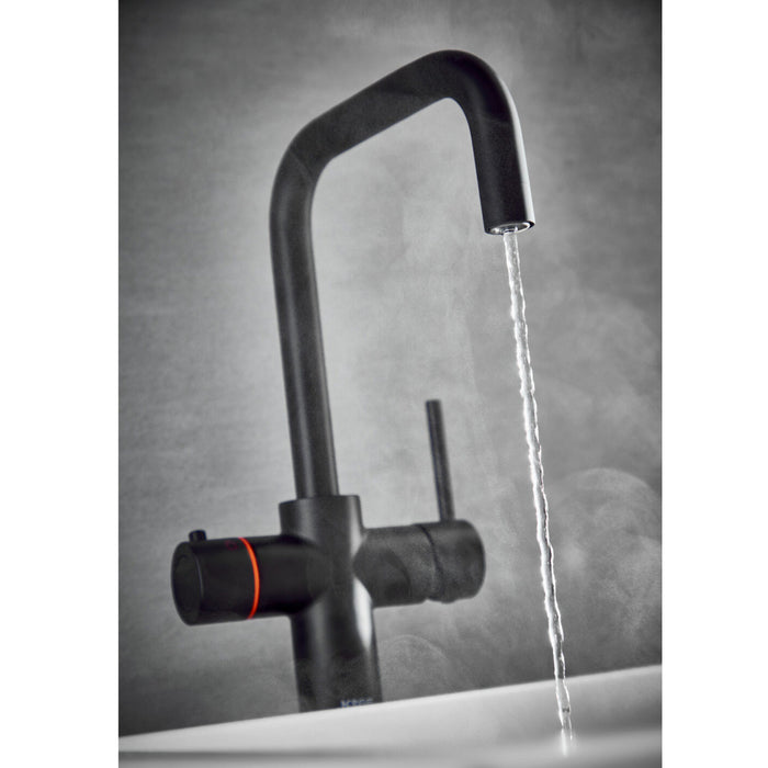 Scudo Koge 3 in 1 Boiling Water Kitchen Tap D Spout with Tank & Filtration Kit
