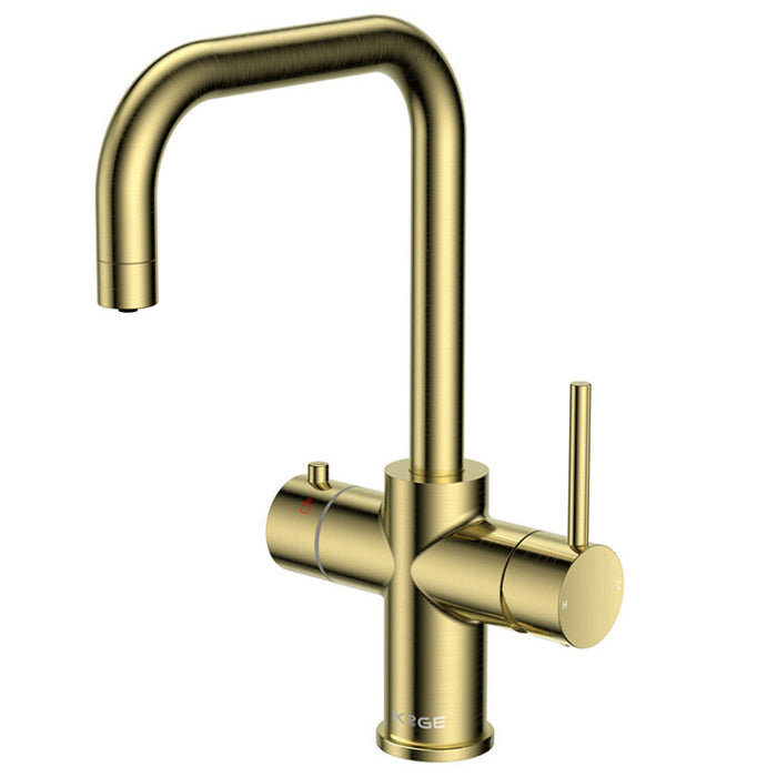 Scudo Koge 3 in 1 Boiling Water Kitchen Tap D Spout with Tank & Filtration Kit