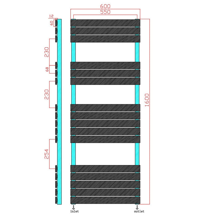 Scudo Life Designer Heated Towel Rail
