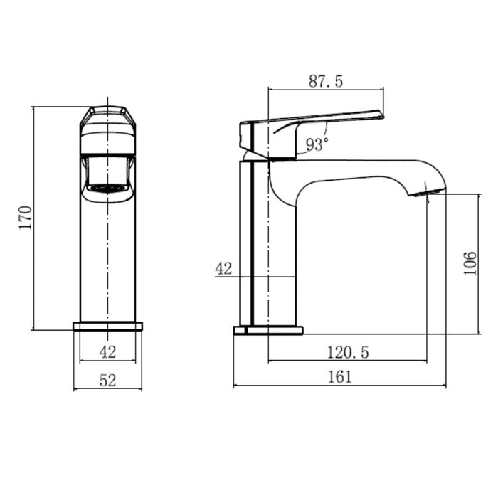 Scudo Montana Mono Basin Mixer Tap