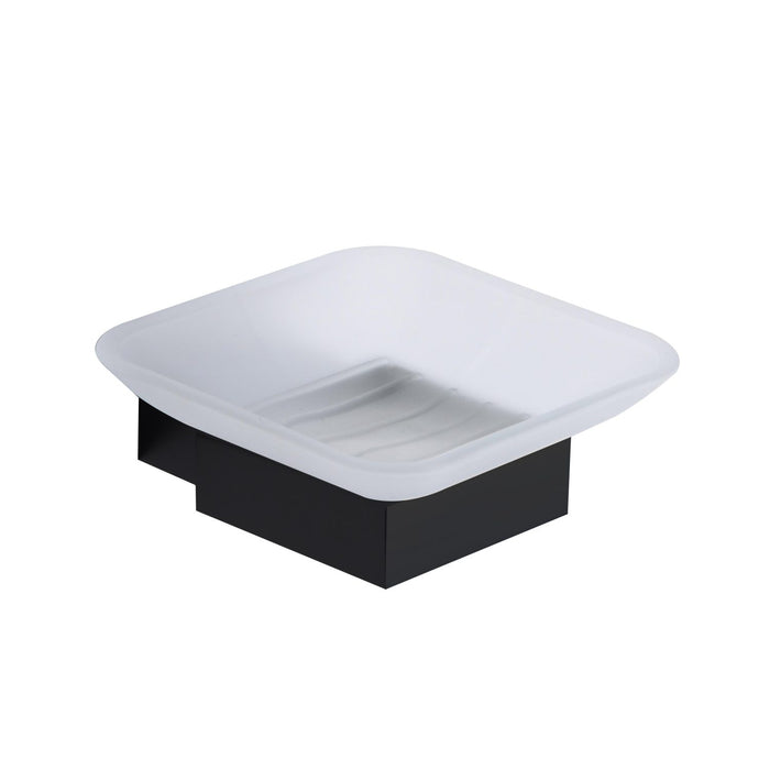 Scudo Mono Soap Dish Holder - Matt Black