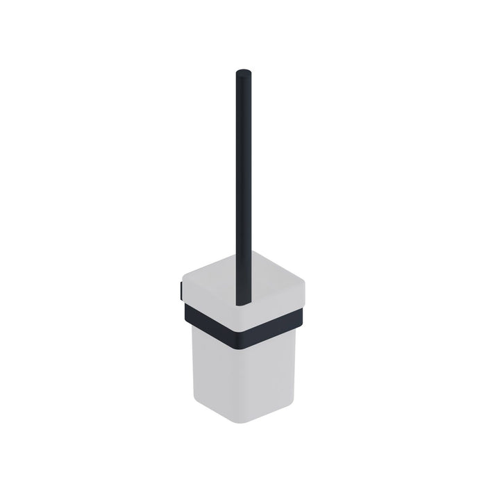 Scudo Mono Toilet Brush Set - Matt Black