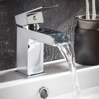 Scudo Victoria Mini Mono Basin Mixer Tap with Free Waste - Chrome