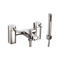 Scudo Forme Bath Shower Mixer Tap with Handset - Chrome