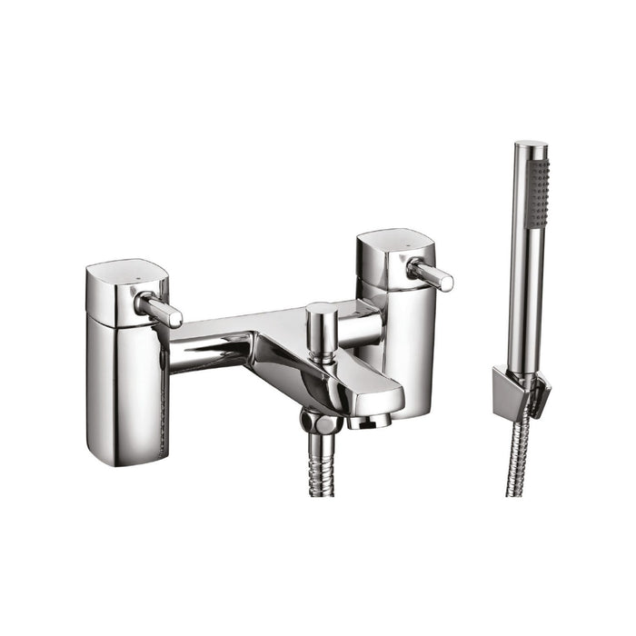 Scudo Forme Bath Shower Mixer Tap with Handset - Chrome